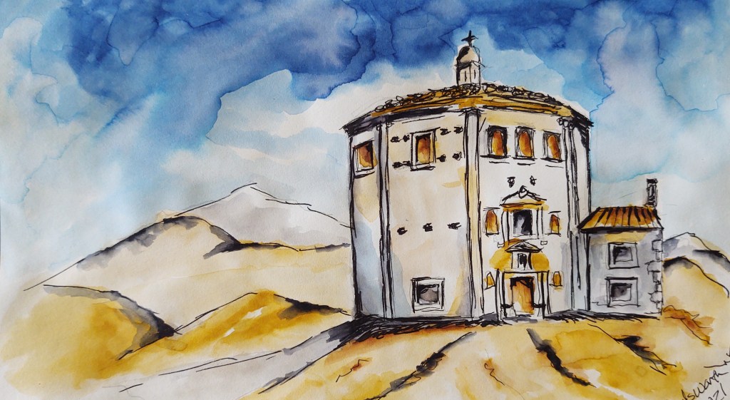 Church in Calascio,&nbsp;Italy