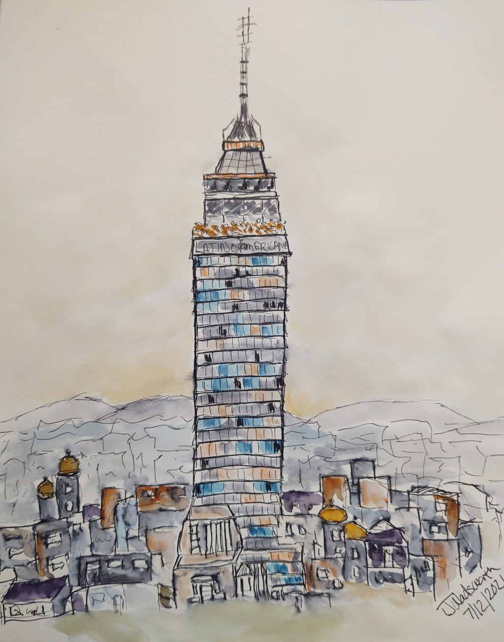 Skyscraper in Mexico&nbsp;City