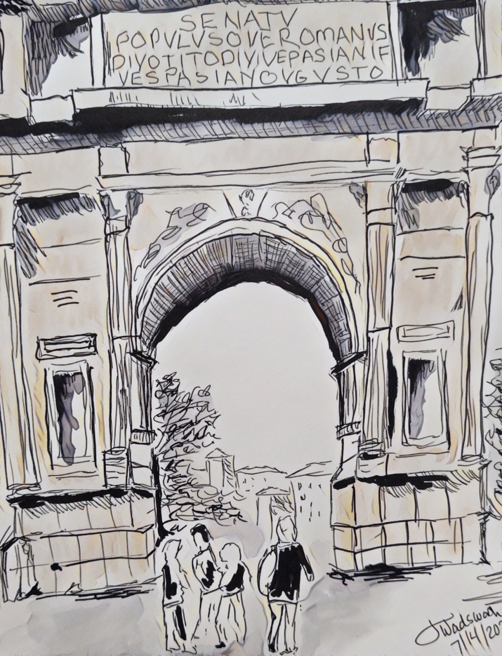 Arch of Titus – Rome,&nbsp;Italy